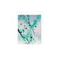 Teal Burst Silk Posters 8″ x 10″ (Vertical) Semi Glossy