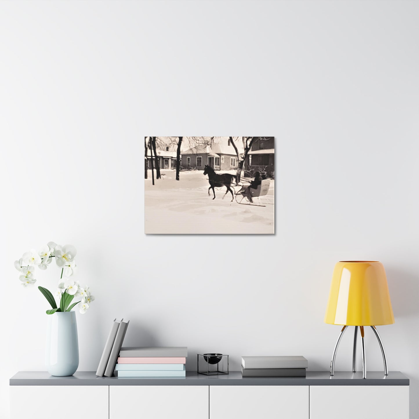 Carriage Ride Stretched Canvas