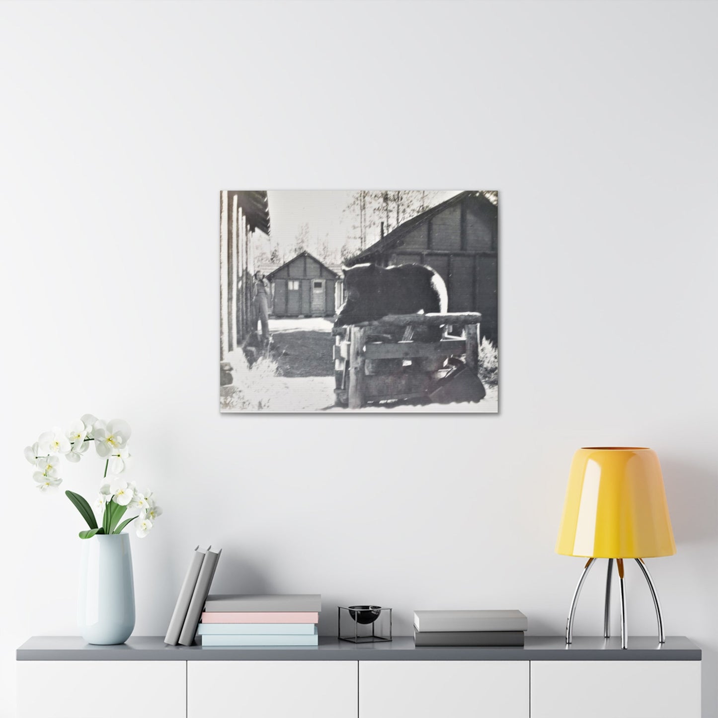 Yellowstone Bear Canvas Gallery Wraps 30″ x 24″ 1.25"