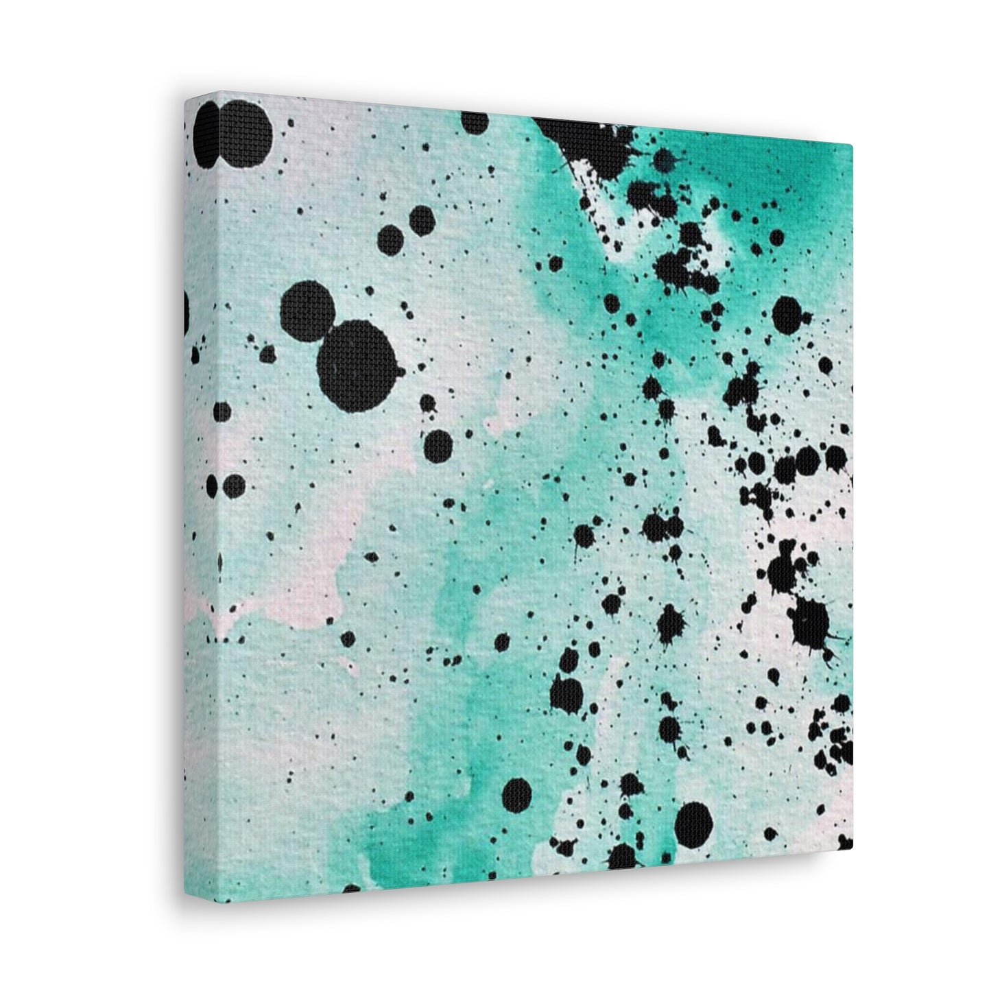 Teal Burst Canvas Gallery Wraps