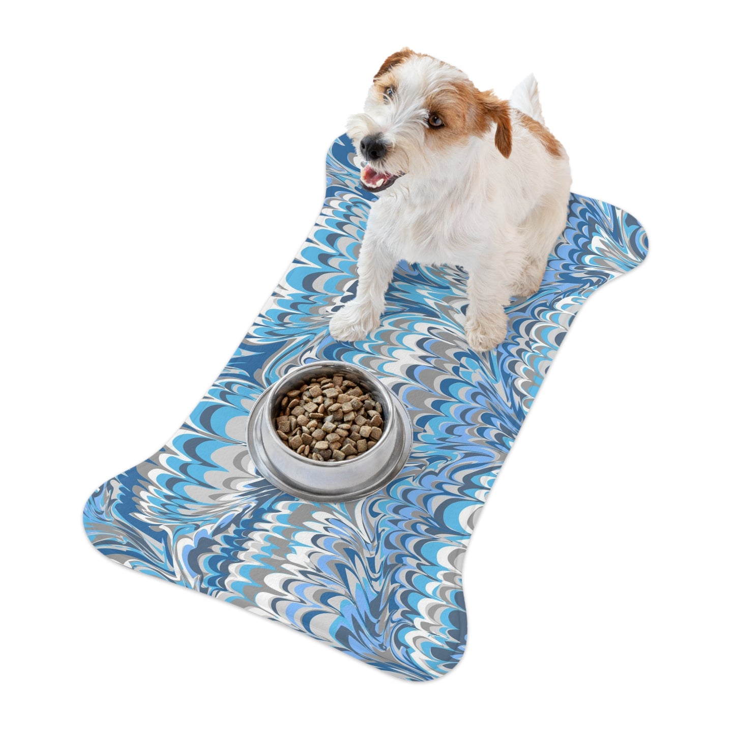 Blue Marble Pet Feeding Mats