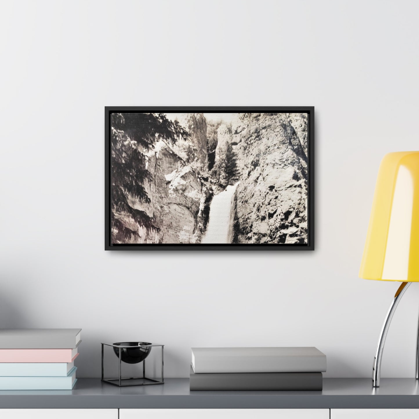 Tower Falls Yellowstone Gallery Canvas Wraps, Horizontal Frame