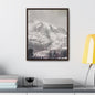 Mount Rainier Gallery Canvas Wraps Vertical Frame 16″ x 20″ Premium Gallery Wraps (1.25″) Walnut