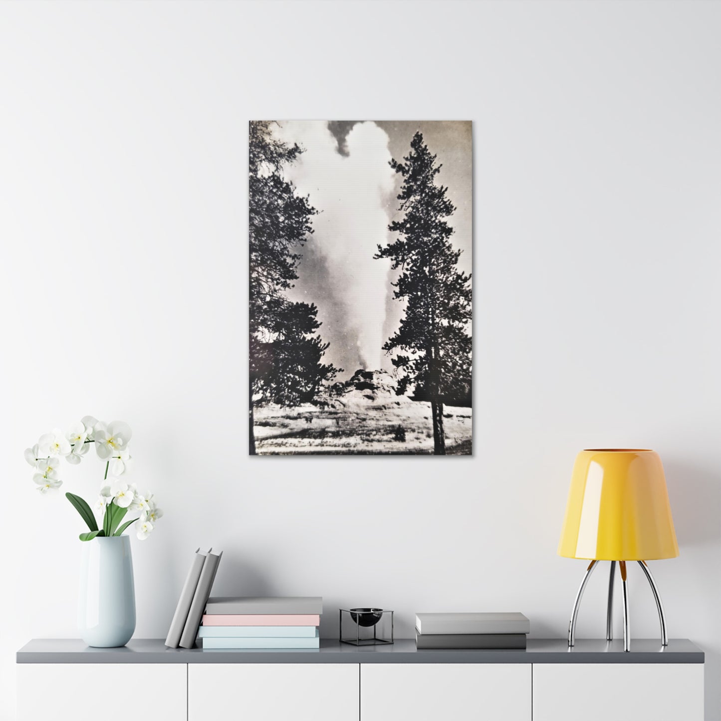 Castle Geyser Yellowstone Canvas Gallery Wraps