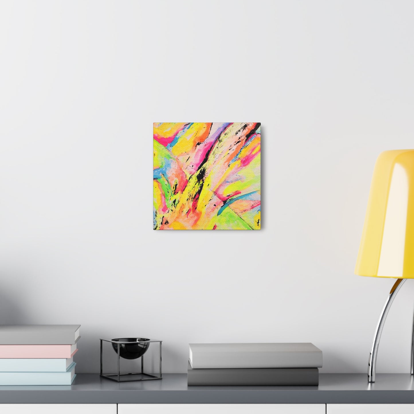 Neon Fire Canvas Gallery Wraps