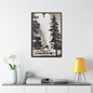 Castle Geyser Yellowstone Gallery Canvas Wraps Vertical Frame 24″ x 36″ Premium Gallery Wraps (1.25″) Walnut