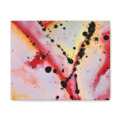 Red Hot Love Stretched Canvas 1.5" 10″ x 8″