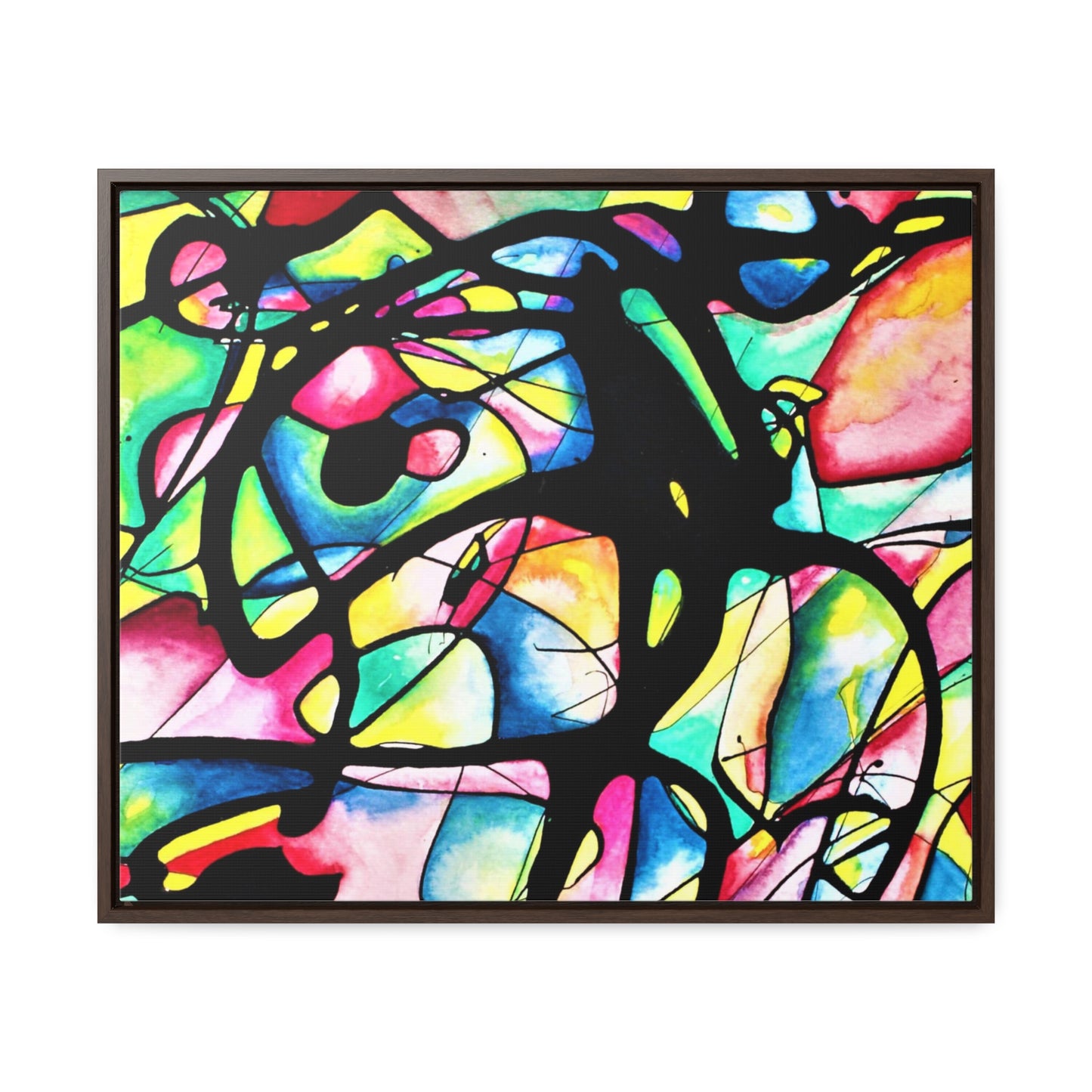 Peacock Gallery Canvas Wraps, Horizontal Frame