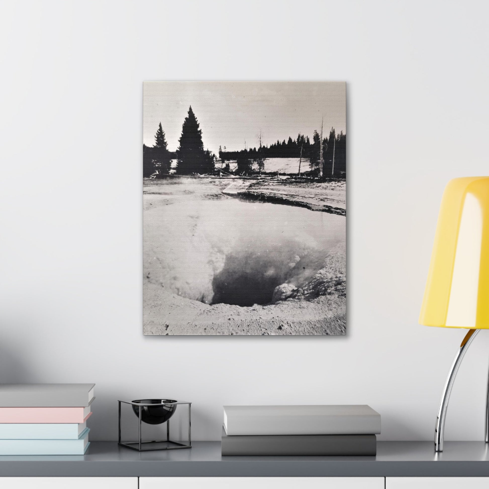 Morning Glory Pool Yellowstone Canvas Gallery Wraps - 16″ x 20″ 1.25" - Canvas