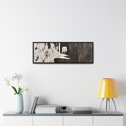 Tunnel at The Needles Gallery Canvas Wraps Horizontal Frame 36″ x 12″ Black Premium Gallery Wraps (1.25″)