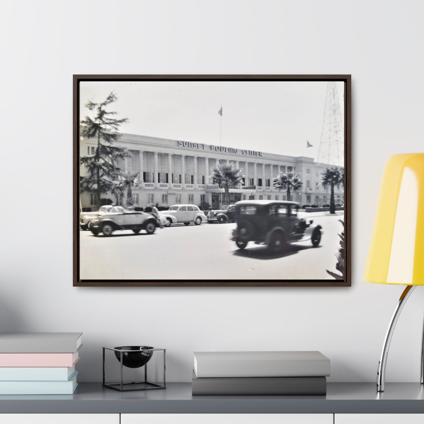 Sunset Bowling Center Largest in U.S 1939 Gallery Canvas Wraps, Horizontal Frame