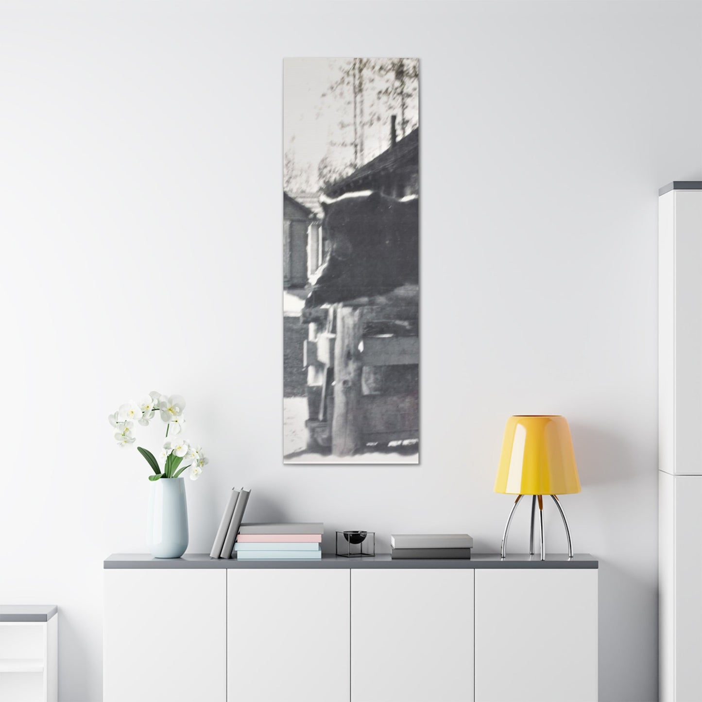 Yellowstone Bear Canvas Gallery Wraps 20″ x 60″ 1.25"