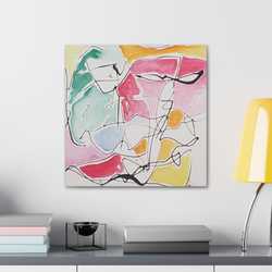 Abstract Face Canvas Gallery Wraps - Kia Day Design