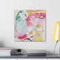 Abstract Face Canvas Gallery Wraps - Kia Day Design