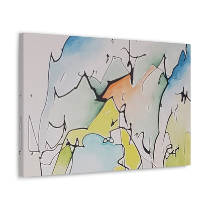 Misty Mountains Canvas Gallery Wraps