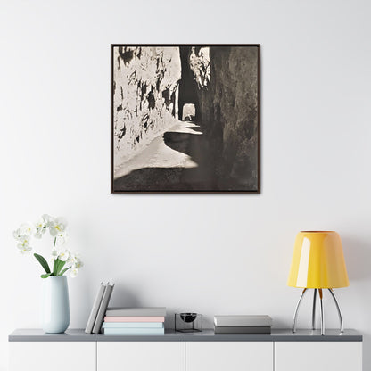 Tunnel at The Needles Gallery Canvas Wraps Square Frame