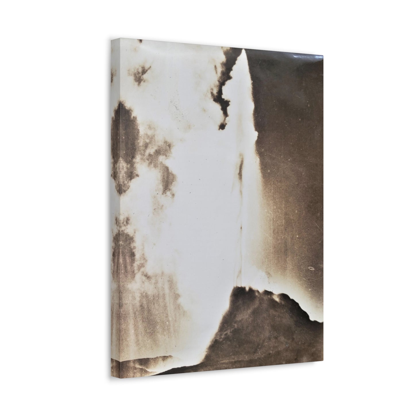 White Dome Geyser Yellowstone Stretched Canvas