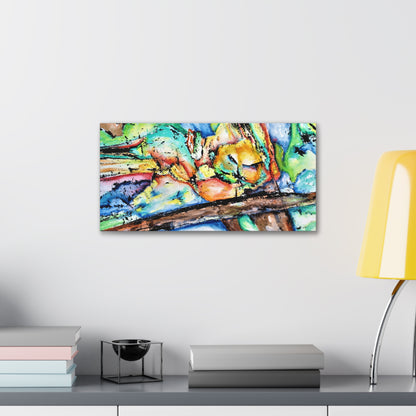 Owl In Flight Canvas Gallery Wraps