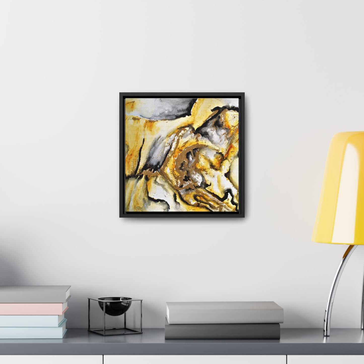 Tiger Stripe Gallery Canvas Wraps, Square Frame