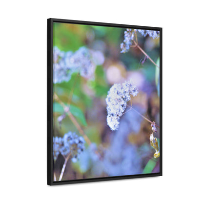 Macro Blue Gallery Canvas Wraps, Vertical Frame