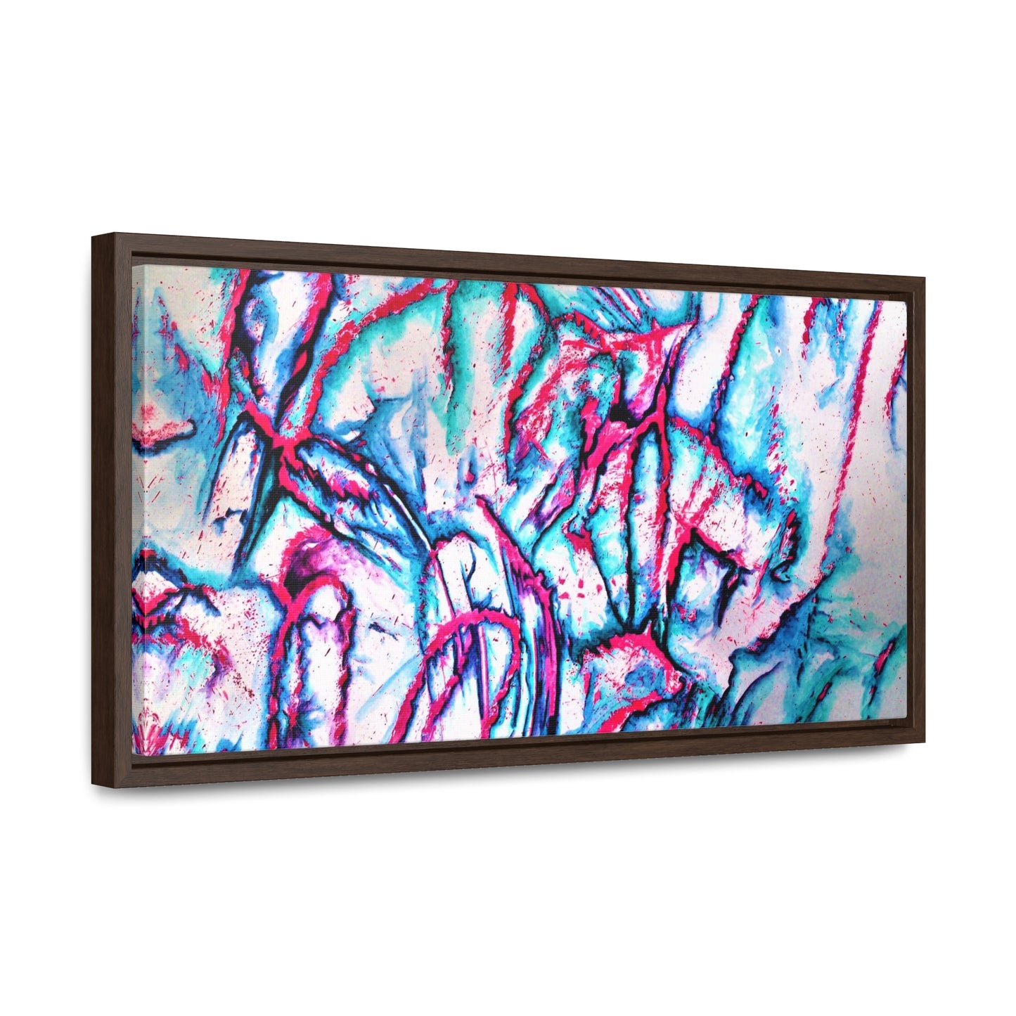 Pink Jellyfish Gallery Canvas Wraps, Horizontal Frame