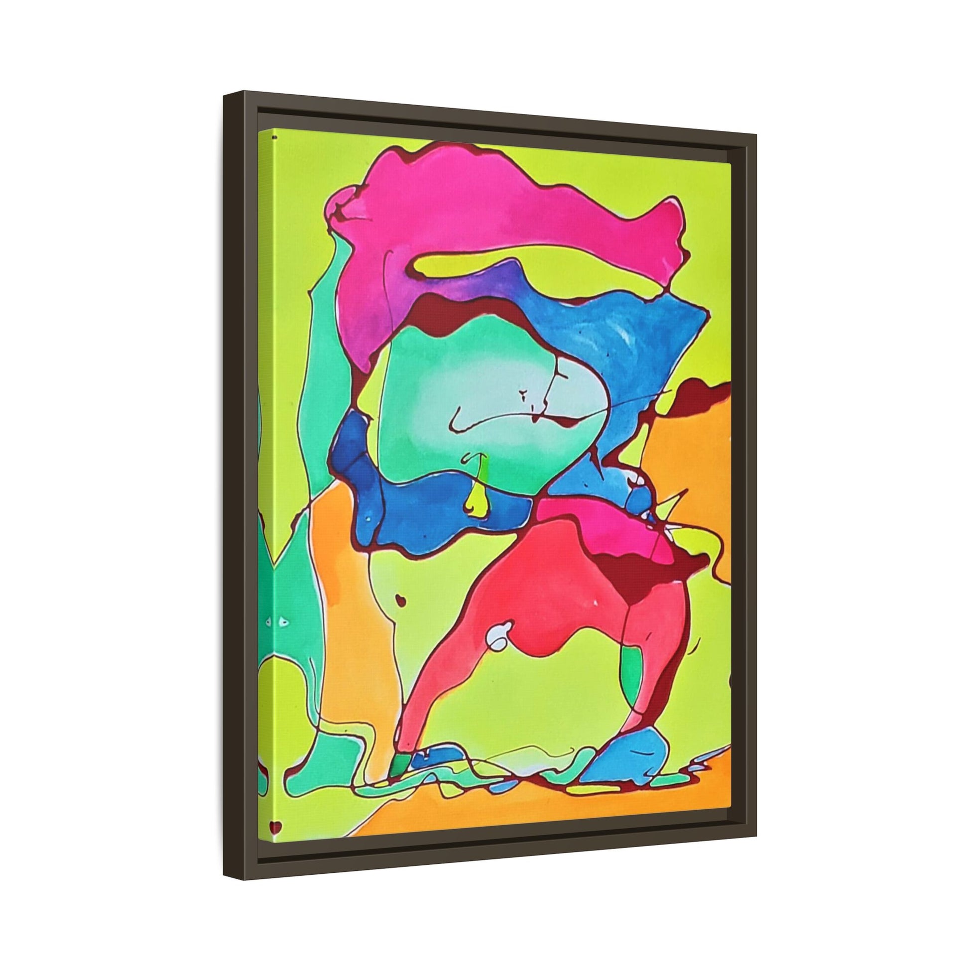 Kool Kid Matte Canvas Framed - Kia Day Design