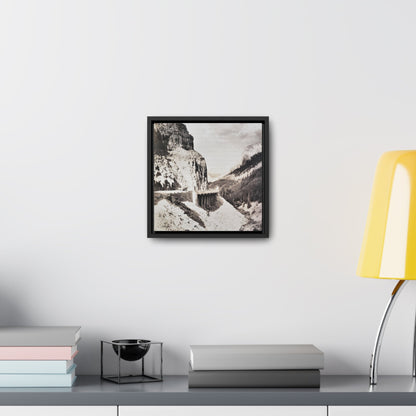Golden Gate Canyon Colorado Gallery Canvas Wraps Square Frame 10″ x 10″ Premium Gallery Wraps (1.25″) Black