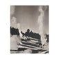 Norris Geyser Yellowstone Satin Canvas Stretched 24" x 30" (Vertical) 1.5"