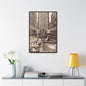 Rockefeller Plaza Gallery Canvas Wraps Vertical Frame 24″ x 36″ Premium Gallery Wraps (1.25″) Walnut