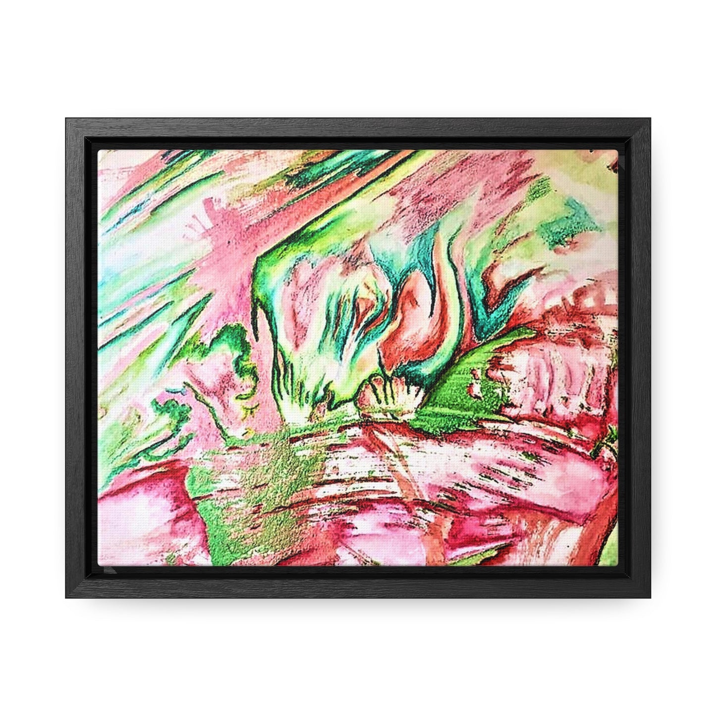 Pink Forest Gallery Canvas Wraps, Horizontal Frame