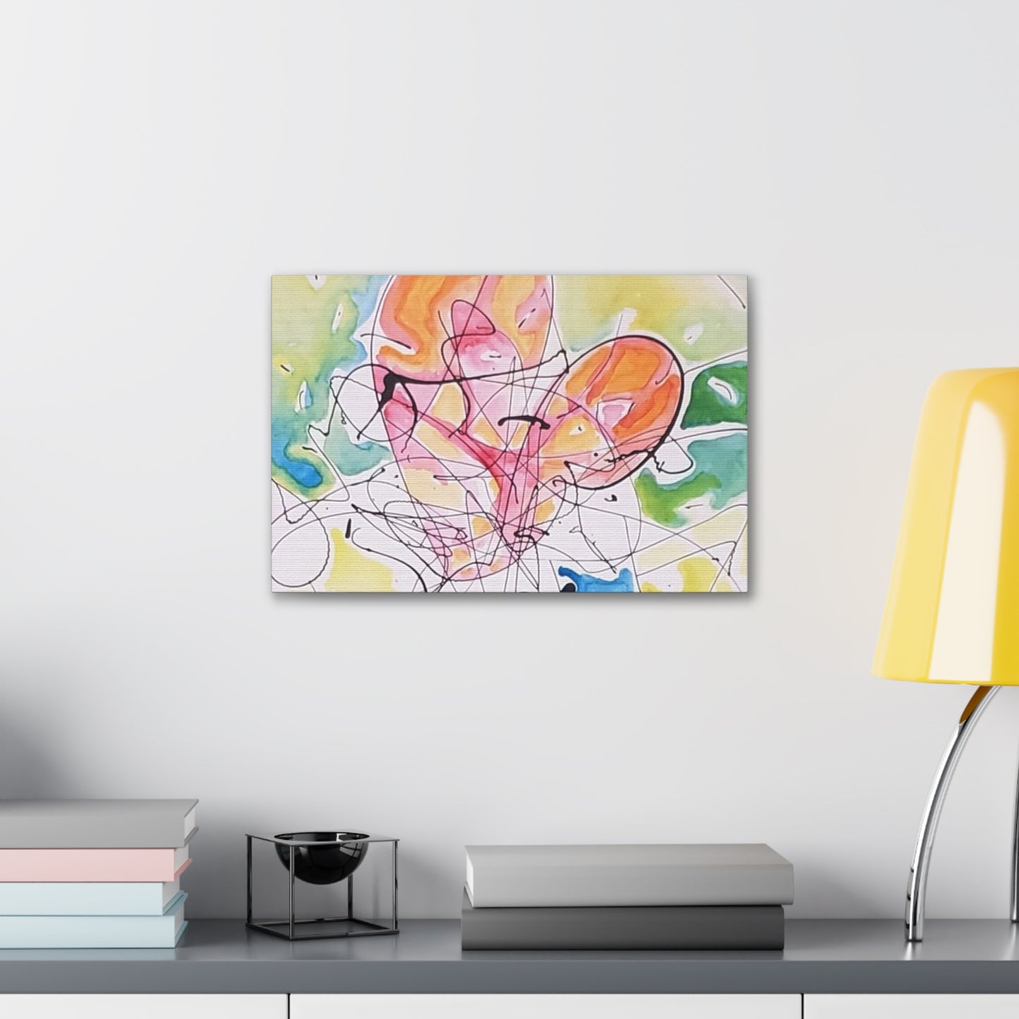 Paper Heart Canvas Gallery Wraps Printify