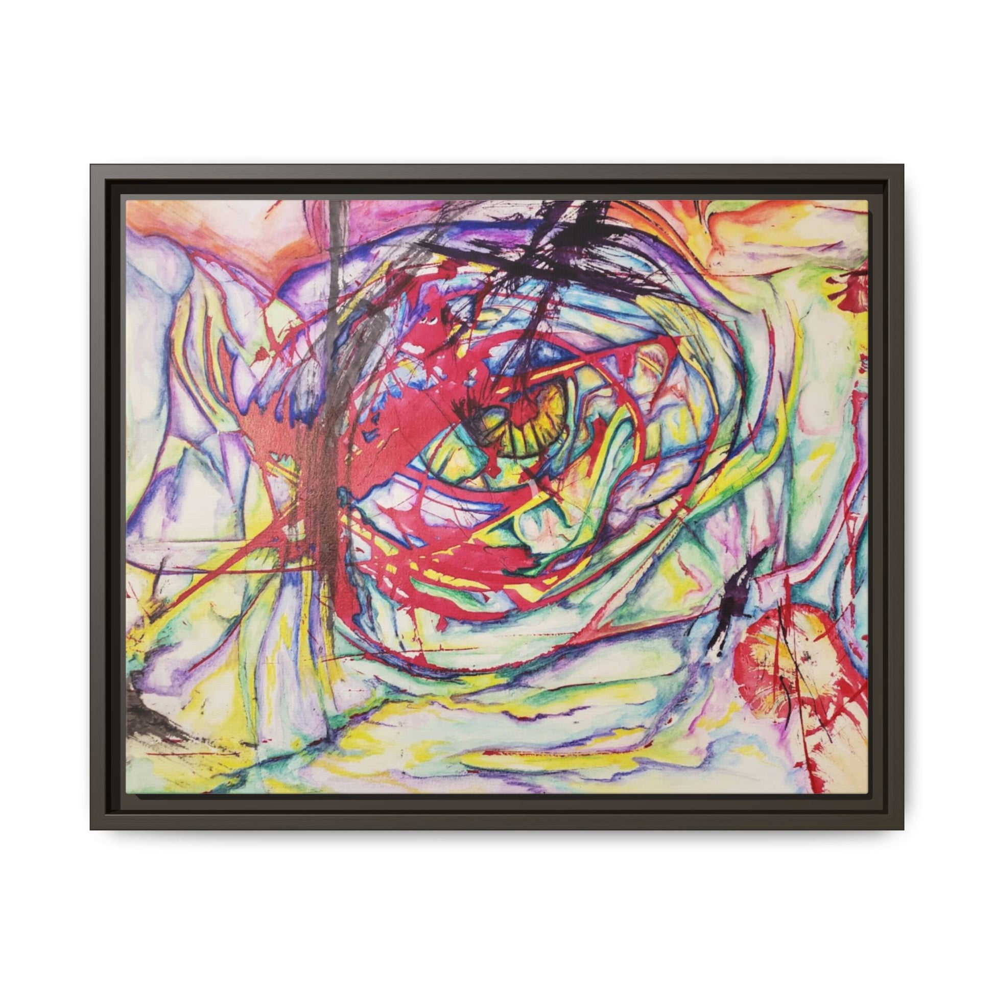 The Eye Framed Art Print - Kia Day Design
