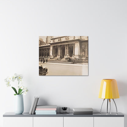 New York Public Library Stretched Canvas 1.5" 30″ x 24″