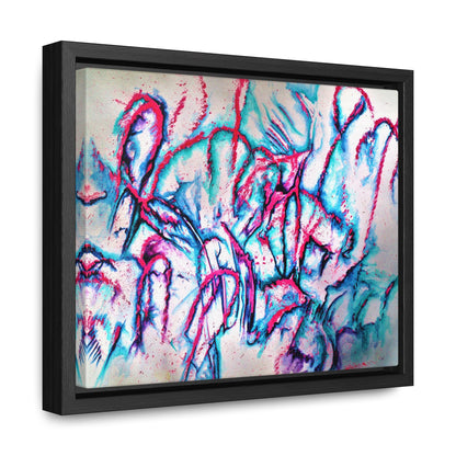 Pink Jellyfish Gallery Canvas Wraps, Horizontal Frame