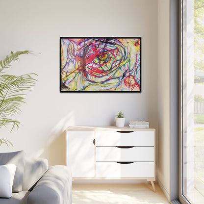 The Eye Framed Art Print - Kia Day Design