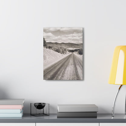 Western Road Canvas Gallery Wraps 12″ x 16″ 1.25"