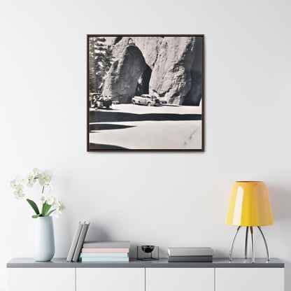 At the Needles Gallery Canvas Wraps Square Frame 30″ x 30″ Premium Gallery Wraps (1.25″) Walnut