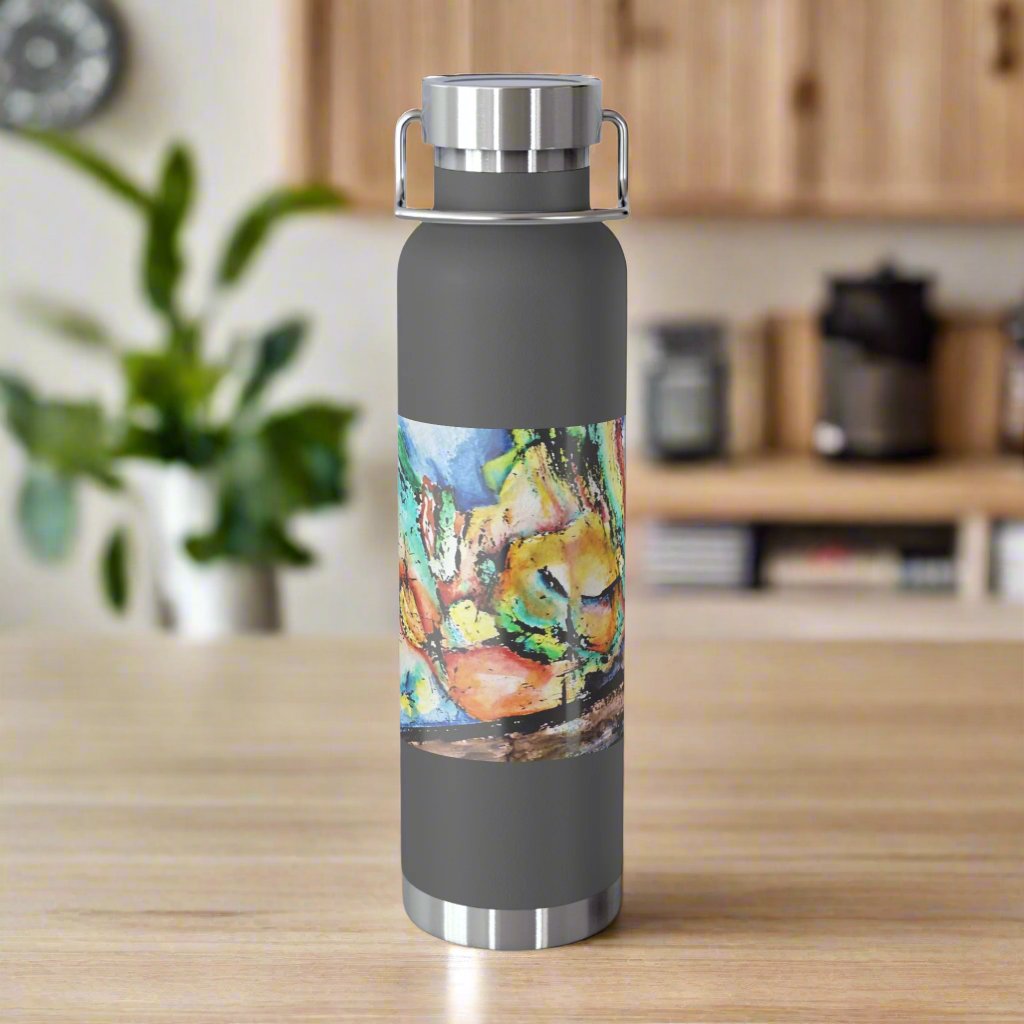 Owl In Flight 22oz Vacuum Insulated Bottle