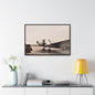 Refueling Mid-Contintent Chief Line 1939 Gallery Canvas Wraps Horizontal Frame 36″ x 24″ Walnut Premium Gallery Wraps (1.25″)