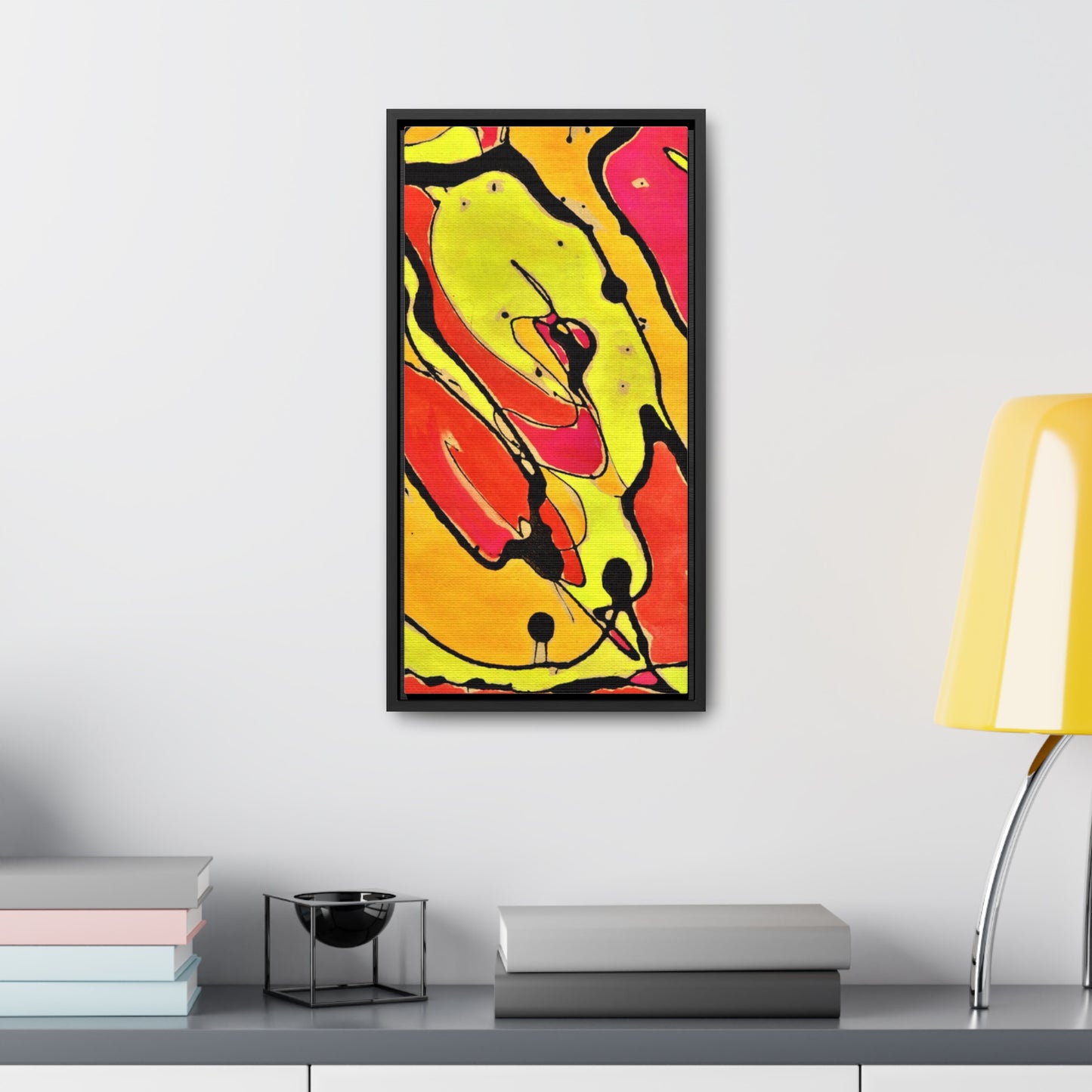 80's Rapture Gallery Canvas Wraps, Vertical Frame