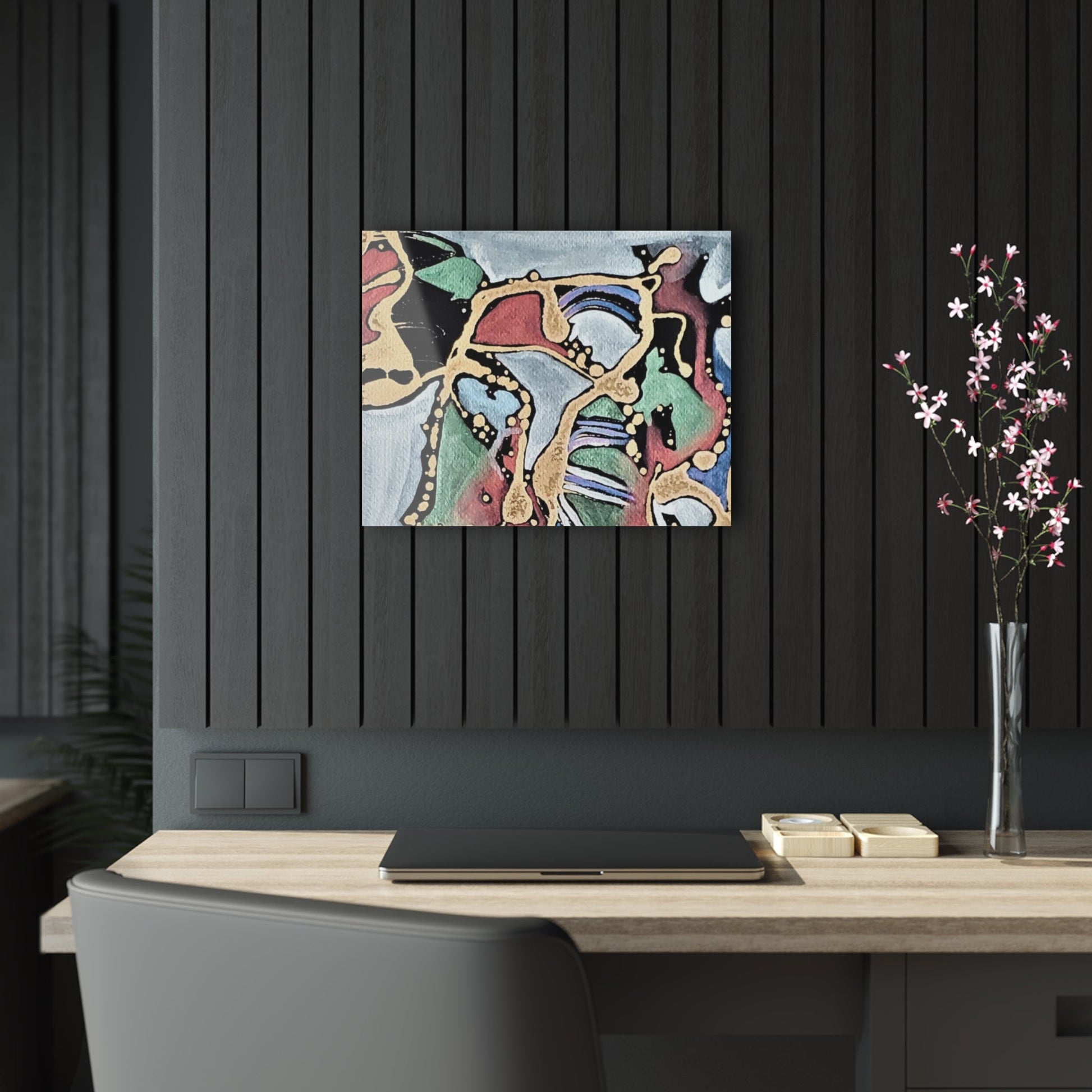 Angry Cat Acrylic Prints - 20" x 16" (Horizontal) Glossy - Home Decor