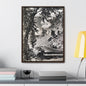 Eagles Nest Rock Yellowstone Gallery Canvas Wraps Vertical Frame 18″ x 24″ 1.25" Walnut