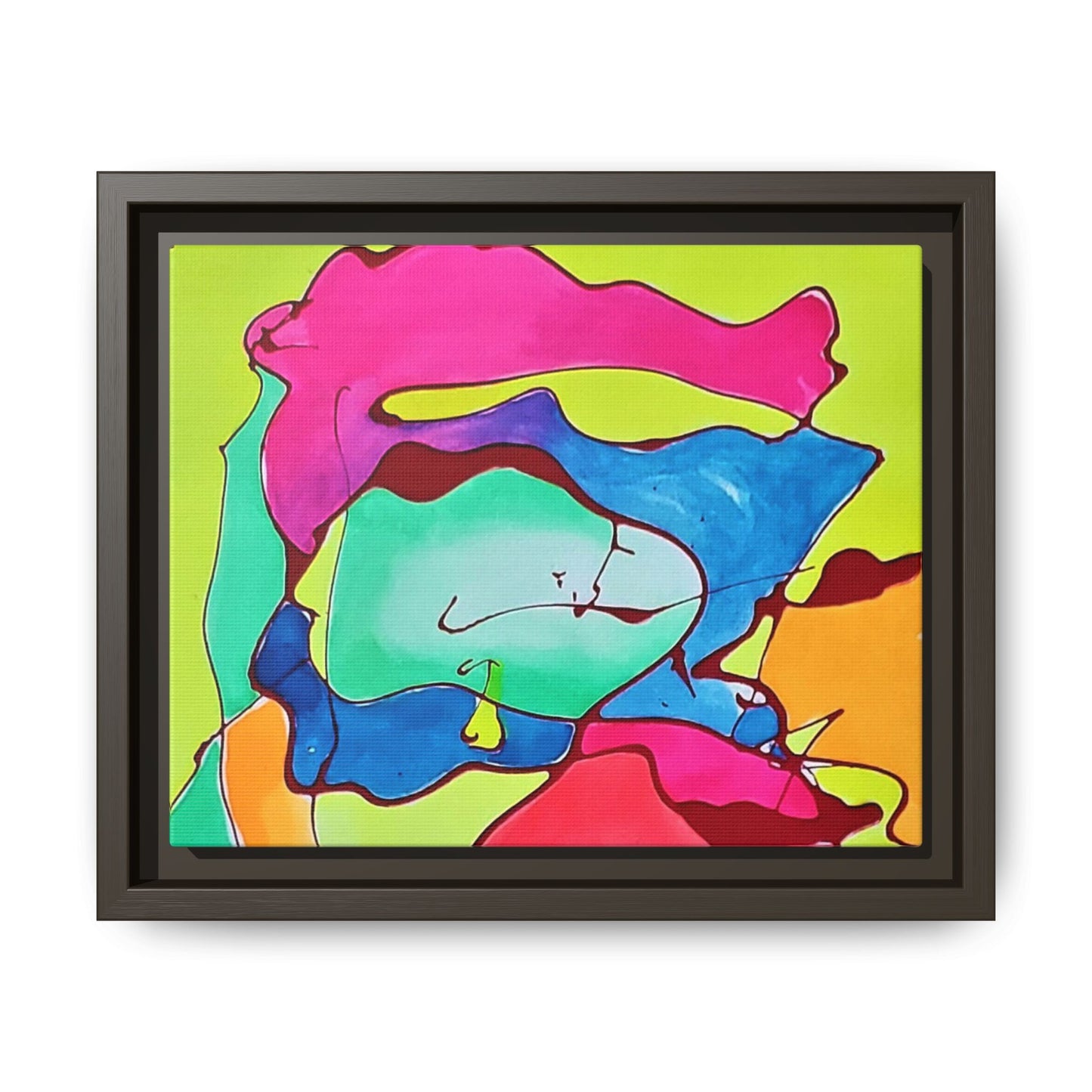Kool Kid Matte Canvas Framed - Kia Day Design