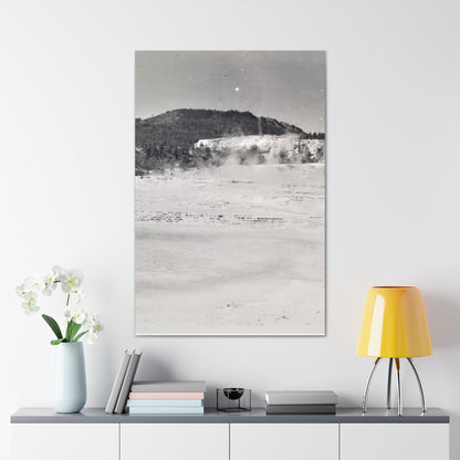 Mammoth Hot Springs Yellowstone Canvas Gallery Wraps 32″ x 48″ 1.25"