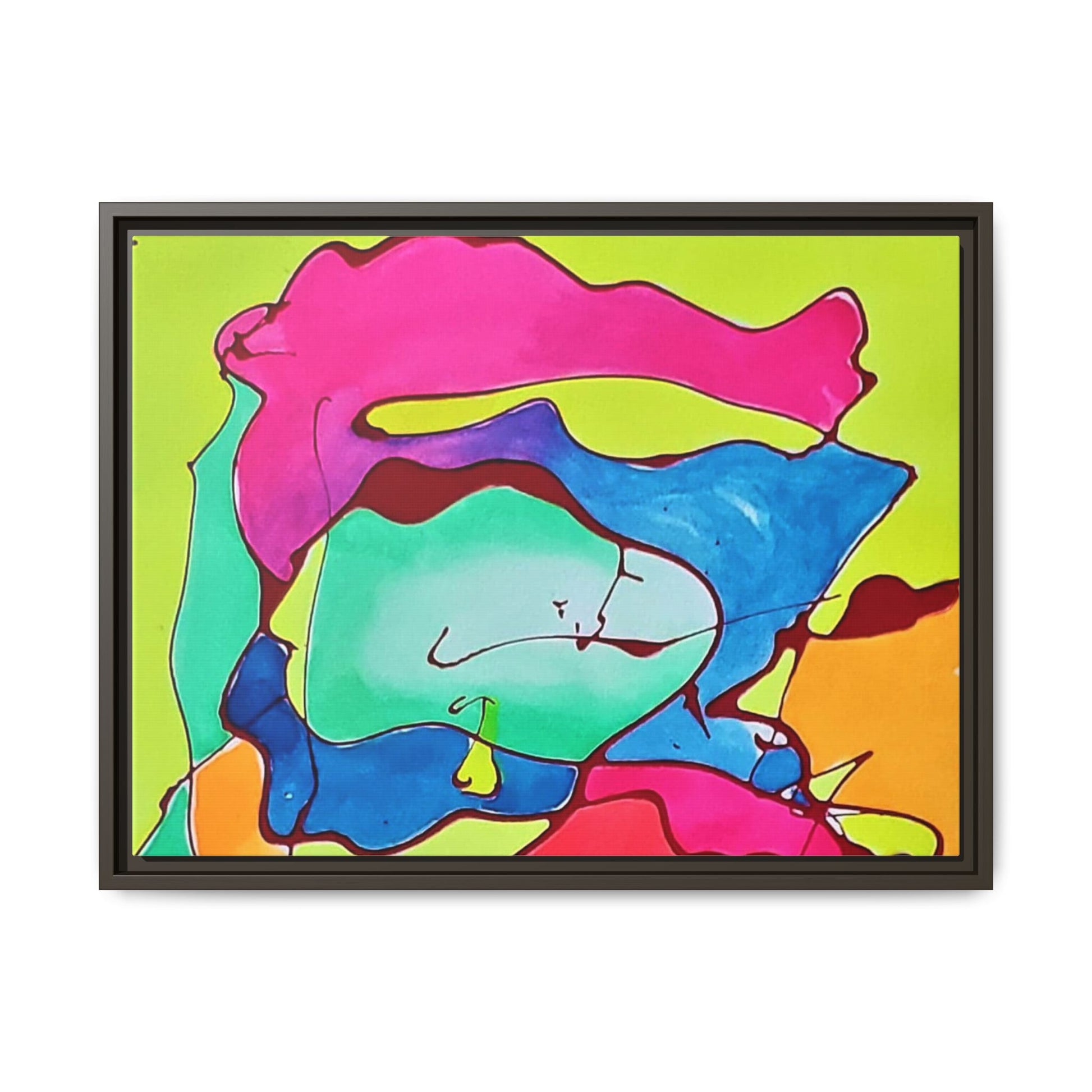 Kool Kid Matte Canvas Framed - Kia Day Design