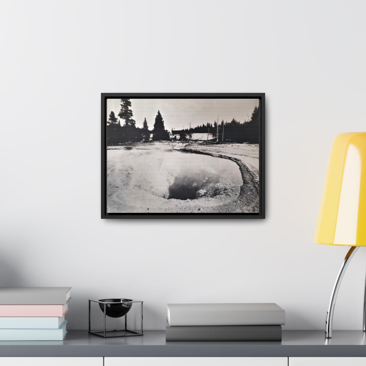 Morning Glory Pool Yellowstone Gallery Canvas Wraps, Horizontal Frame