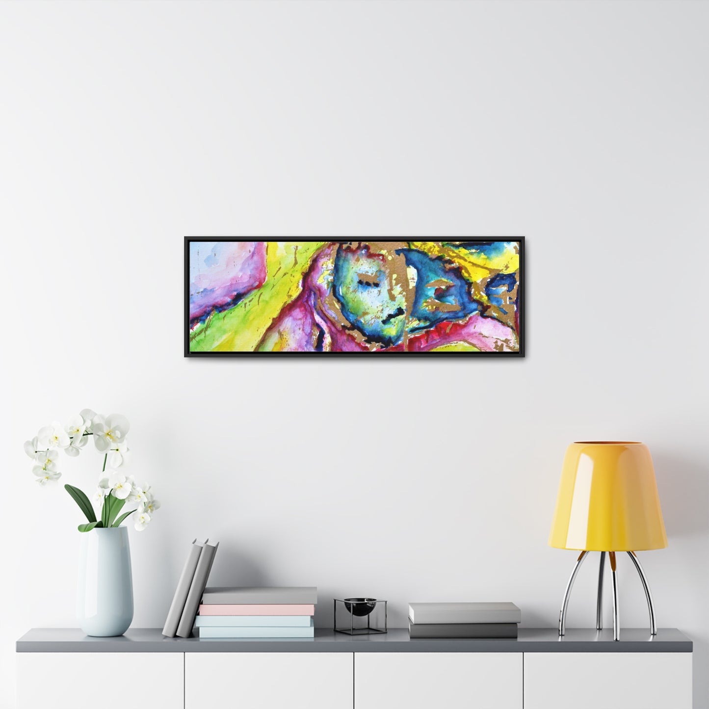 Mother's Face Gallery Canvas Wraps, Horizontal Frame