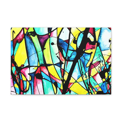 Alien Lady Canvas Gallery Wraps 18″ x 12″ 1.25"