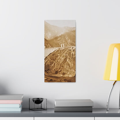 Back View Morris Dam Spillway Canvas Gallery Wraps 10″ x 20″ 1.25"