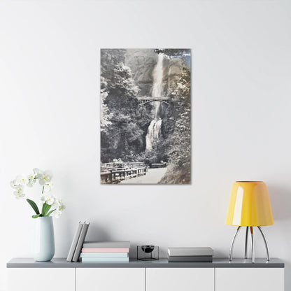 Multnomah Falls Oregon Canvas Gallery Wraps 24″ x 36″ 1.25"